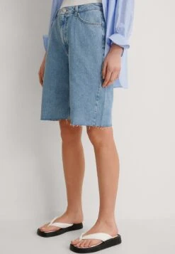 NA-KDRAW HEM - Jeansshorts - Light Blue -Wal C Stil Butik 00aafdb3bc984b0b92546f604052cd8f