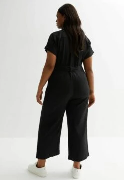New LookCURVES UTILITY WIDE LEG - Overall / Jumpsuit - Black -Wal C Stil Butik 025826e74d20413e9a9581cfed9ccdc9