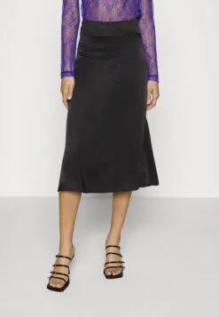 DRYKORNBENTE - A-linjekjol - Black