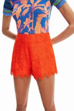 DesigualPANT PRESTON - Shorts - Very Red -Wal C Stil Butik 0756cf3d2bb1480d996d065c8f44ed51