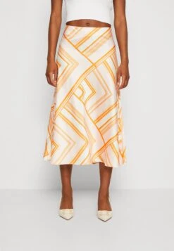 FreequentSEMIA - A-linjekjol - Flame Orange/mary