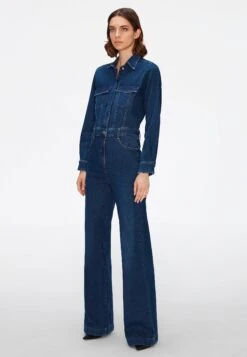 7 For All MankindLUXE - Overall / Jumpsuit - Dark Blue