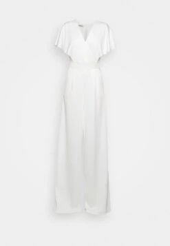 WAL G TALLWEDDING BETTY V NECK WRAP - Overall / Jumpsuit - White -Wal C Stil Butik 18b6982c840c4d01b3c6279a88aa371a