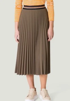 ZeroMIT KONTRASTBUND - Veckad Kjol - Crocodile