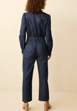 NextBUTTON THROUGH BOILERSUIT PETITE - Overall / Jumpsuit - Rinse -Wal C Stil Butik 1b5123257a8d4bab902586c80ff12e13