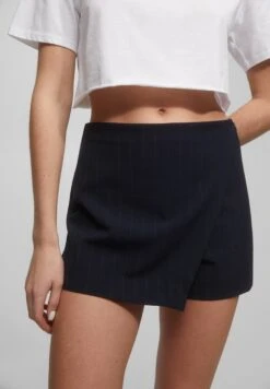 PULL & BEAR PULL&BEARBASIC - Omlottkjol - Blue Denim -Wal C Stil Butik 1e1243723ba4419f96102bc367f8bcd3