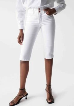 Salsa JeansSECRET PUSH IN - Jeansshorts - Weiß