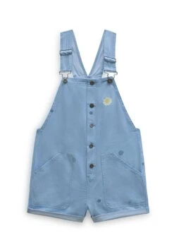 VansFLORAL SHORT-ALL - Hängselbyxor - Medium Grey