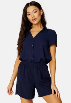 BubbleroomSARAH SET - Shorts - Dark Blue