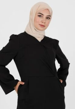 ModanisaV NECK COLLAR TAVIN - Overall / Jumpsuit - Black -Wal C Stil Butik 2e15dc6b728a47dc9259a0805987f72d