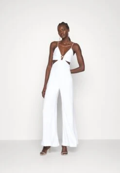 Et OchsWEDDING CARTER WIDE LEG - Overall / Jumpsuit - Optic White -Wal C Stil Butik 2e975624990c48bc9cf7013d518ff886
