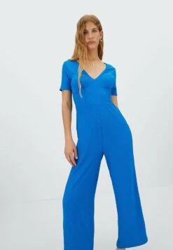 StradivariusMIT CORSAGE - Overall / Jumpsuit - Blue -Wal C Stil Butik 30a3a96dd75e4d6facd59f8b582e11c0