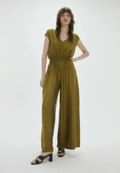 System ActionDROP SHOULDER WIDE LEG - Overall / Jumpsuit - Green