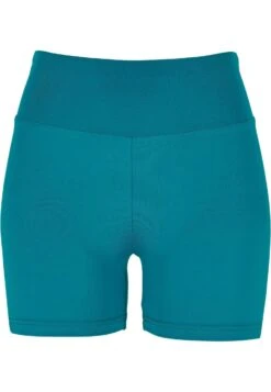Urban ClassicsHIGH WAIST CYCLE HOT - Shorts - Watergreen