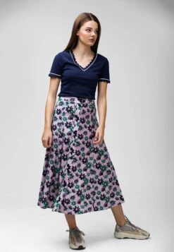 4funkyflavoursSUPERNATURAL FLORAL - A-linjekjol - Lilac