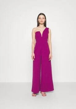 WAL G PETITEFLEUR ONE SHOULDER - Overall / Jumpsuit - Plum