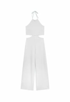 StradivariusNECKHOLDER - Overall / Jumpsuit - White -Wal C Stil Butik 384eac7a01a049ecab93b6319ceeca2c