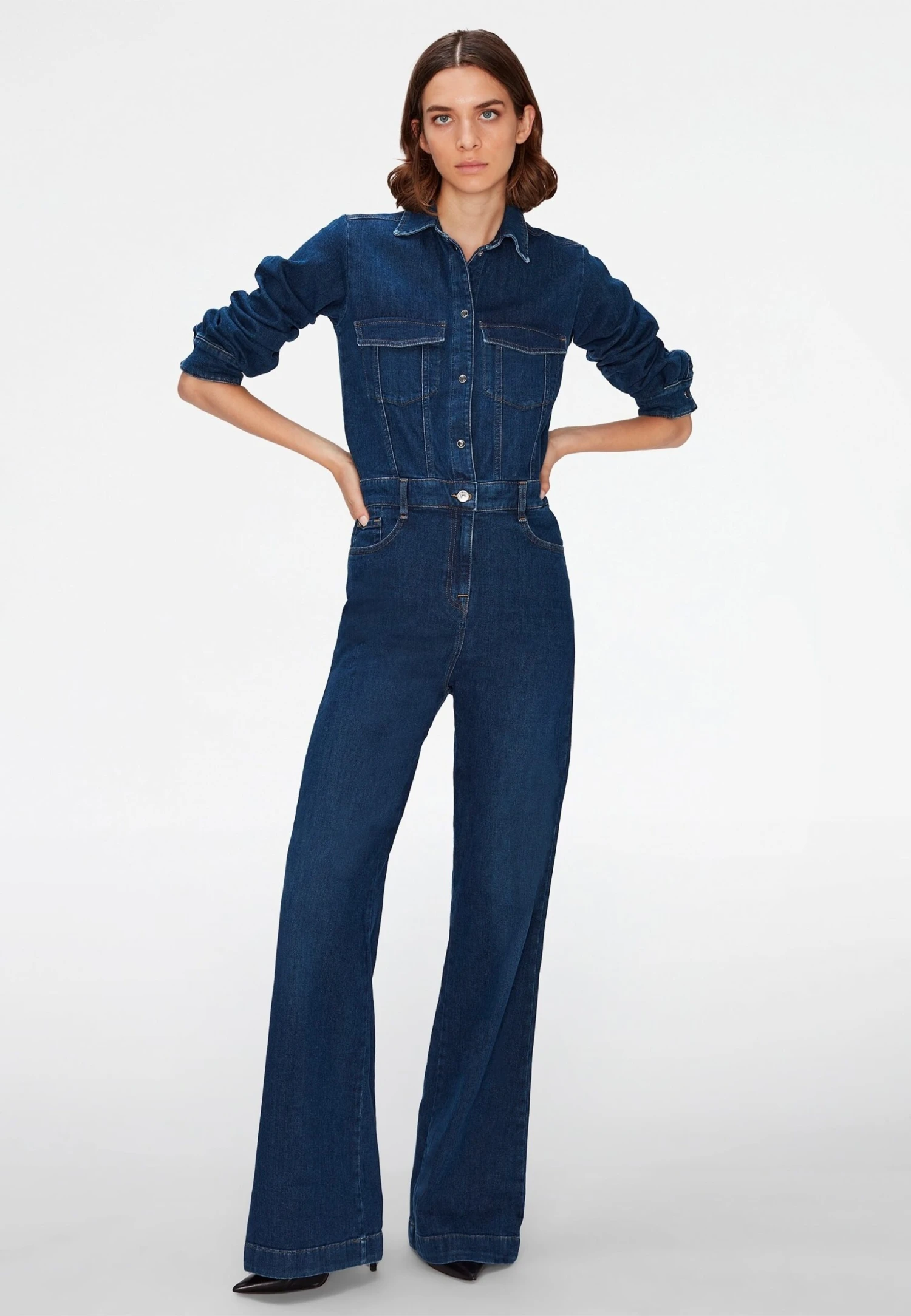 7 For All MankindLUXE - Overall / Jumpsuit - Dark Blue 4 7 For All MankindLUXE - Overall / Jumpsuit - Dark Blue - Bild 2