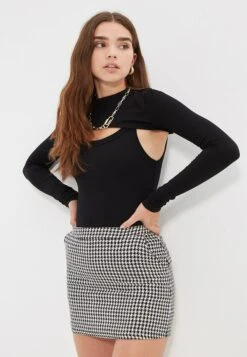 TrendyolMinikjol - Black -Wal C Stil Butik 3f506f76a98e4887941e87af01f6f651