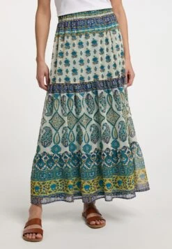 UshaGESTUFTER - Maxikjol - Blau Mehrfarbig