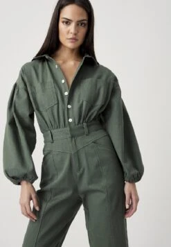 ST MRLOARLO - Overall / Jumpsuit - Khaki -Wal C Stil Butik 4c011db37eff46a7b4816d7b8e579469