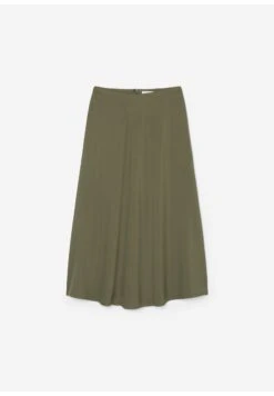 Marc O'PoloSKIRT FLUENT MIDI STYLE WITH CUTLINE - A-linjekjol - Olive Crop -Wal C Stil Butik 4f9777fb91394aefaf2ea62bf5f1fc5f