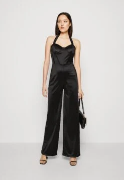 WAL G.MONA HALTER NECK - Overall / Jumpsuit - Black -Wal C Stil Butik 54b7374353444ed486e92cb564e6bb2e
