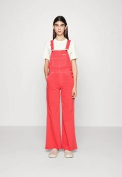 WranglerCASEY JONES FLARE OVERALL - Hängselbyxor - Poppy Red