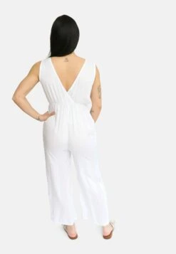 Kalo KeriAYANA - Overall / Jumpsuit - White -Wal C Stil Butik 58137a25032a4c988e70cd502afb6141
