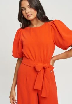 TUSSAHLYLA - Overall / Jumpsuit - Coral -Wal C Stil Butik 5a366852d2d24cd1b3edf7112192940d