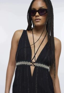 River IslandOverall / Jumpsuit - Black -Wal C Stil Butik 5bbc9de0f5a046458a356684da4676e1