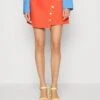 EnviiMIA SKIRT - Jeanskjol - Orange -Wal C Stil Butik 5c091535d1b440da81506ca274e682bd