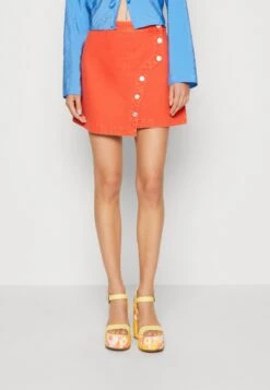 EnviiMIA SKIRT - Jeanskjol - Orange