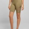 Urban ClassicsINSET CYCLE - Shorts - Khaki -Wal C Stil Butik 65317be5d52743b5b6e7b871d2d56bac