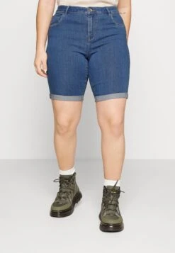 ONLY CarmakomaCARTHUNDER REG LONG - Jeansshorts - Mediumblue