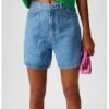 GestuzDENAGZ HW - Jeansshorts - Washed Mid Blue -Wal C Stil Butik 6719fea4f8bc456b9a908786c2e6373a