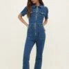 StradivariusOverall / Jumpsuit - Dark Blue Denim -Wal C Stil Butik 6b60d380c941423a8cc11d856570c17a
