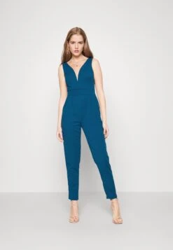 WAL G PETITEOverall / Jumpsuit - Dark Teal Blue