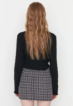 TrendyolMinikjol - Gray -Wal C Stil Butik 6c103a1519124f19ac4a895d4af3a0e6