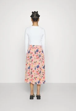Pieces PetitePCNYA MIDI SKIRT - A-linjekjol - Misty Rose/big Flower -Wal C Stil Butik 720c9de4e8be421c861cf6c2550495ec