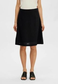 Selected FemmeMINI - A-linjekjol - Black