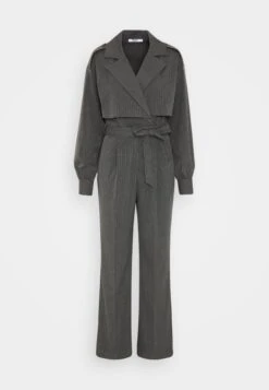 NA-KDPINSTRIPED - Overall / Jumpsuit - Grey -Wal C Stil Butik 73466ee7da734fce978336fa98d4034c