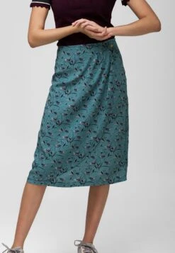 4funkyflavoursEVEN IF IT IS SO - WITH FISH PATTERN - A-linjekjol - Blue