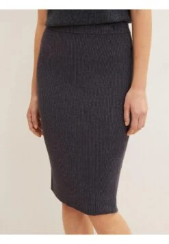 TOM TAILORMIT RIPPSTRUKTUR  - Pennkjol - Evident Anthracite Melange -Wal C Stil Butik 74f8abadbb784276b3b29f880f86c87b