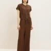 TOM TAILOROverall / Jumpsuit - Chocolate Brown -Wal C Stil Butik 77e3dc5735cb46679534b43b80cdffaa