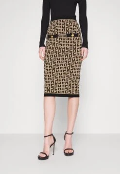 Elisabetta FranchiWOMAN'S SKIRT - Pennkjol - Tortora/nero