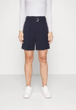 GANTRELAXED BELTED - Shorts - Evening Blue