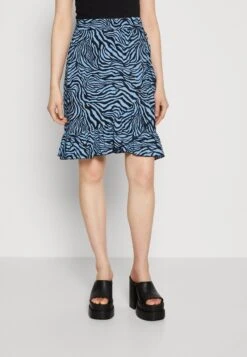 B.youngJOELLA FRILL SKIRT - A-linjekjol - Little Boy Blue Mix