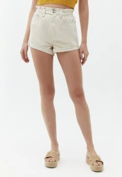OXXOMIT HOHER TAILLE - Shorts - Natural