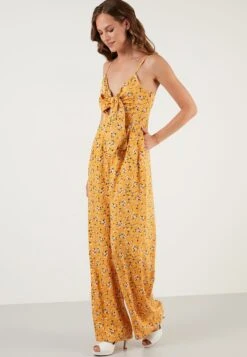 LELAREGULAR FIT - Overall / Jumpsuit - Yellow -Wal C Stil Butik 88ec81ad9d19483e9669cd642288dbe8